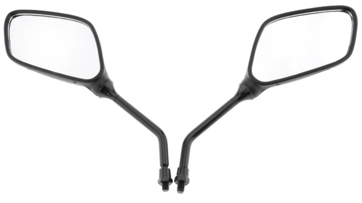 Spiegel Set Für Yamaha DT 80 XT 500 XT 600 - M10 Gewinde 100mm Rund