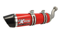 Slip- On Endschalldämpfer X-Racing Round Color Line Slip- On Endschalldämpfer X-Racing Round Color Line