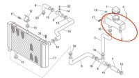 Kühlwasser- Ausgleichsbehälter Aprilia OEM