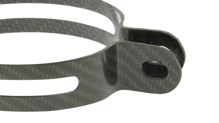 Auspuffschelle LeoVince KTM Duke / RC 125 / 390 ab Bj. 17, Carbon