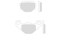 Bremsbelag Galfer standard